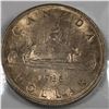 Image 2 : 1936 King George V Canadian Silver Dollar ICCS-MS-63