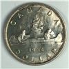 Image 1 : 1954 FWL Queen Elizabeth II Canadian Silver Dollar