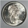 Image 2 : 1966 Queen Elizabeth II Canadian Silver Dollar UNC