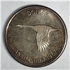 Image 1 : 1967 Queen Elizabeth II Canadian Silver Dollar UNC
