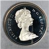 Image 2 : 1989 Queen Elizabeth II Canadian Silver Dollar UNC HEAVY CAMEO
