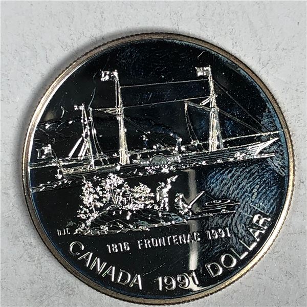 1991 Queen Elizabeth II Canadian Silver Dollar UNC ????