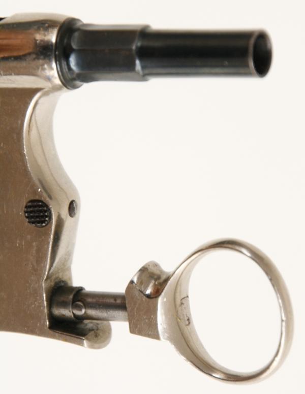 Nickel plated squeezer with ring trigger