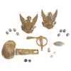 Image 2 : Display case with some Relics from Petersburg, V.A.
