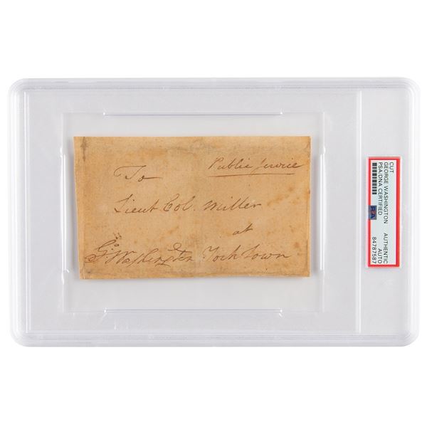 George Washington Signed Free Frank