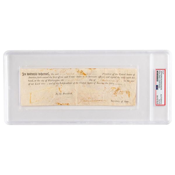 Thomas Jefferson and James Madison Signatures