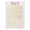 Image 1 : John Tyler Autograph Letter Signed as President - PSA NM-MT 8