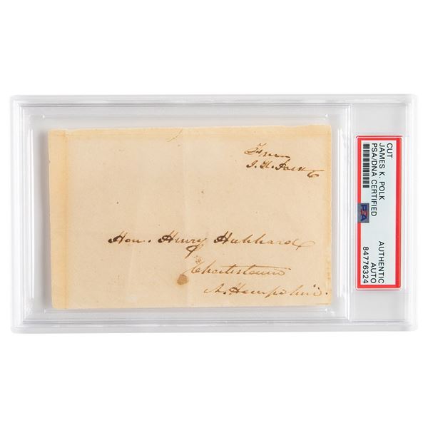 James K. Polk Signed Free Frank