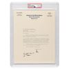 Image 1 : John F. Kennedy Typed Letter Signed - PSA NM-MT 8