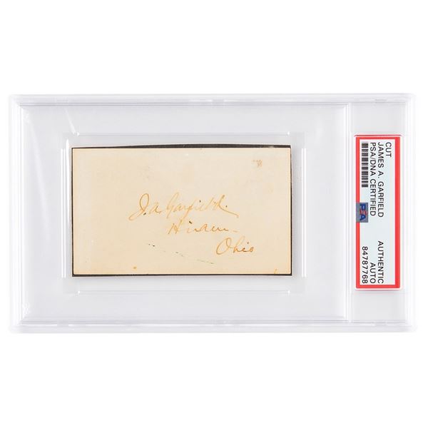 James A. Garfield Signature