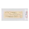 Image 1 : Thomas Edison Signed Check - PSA NM-MT 8