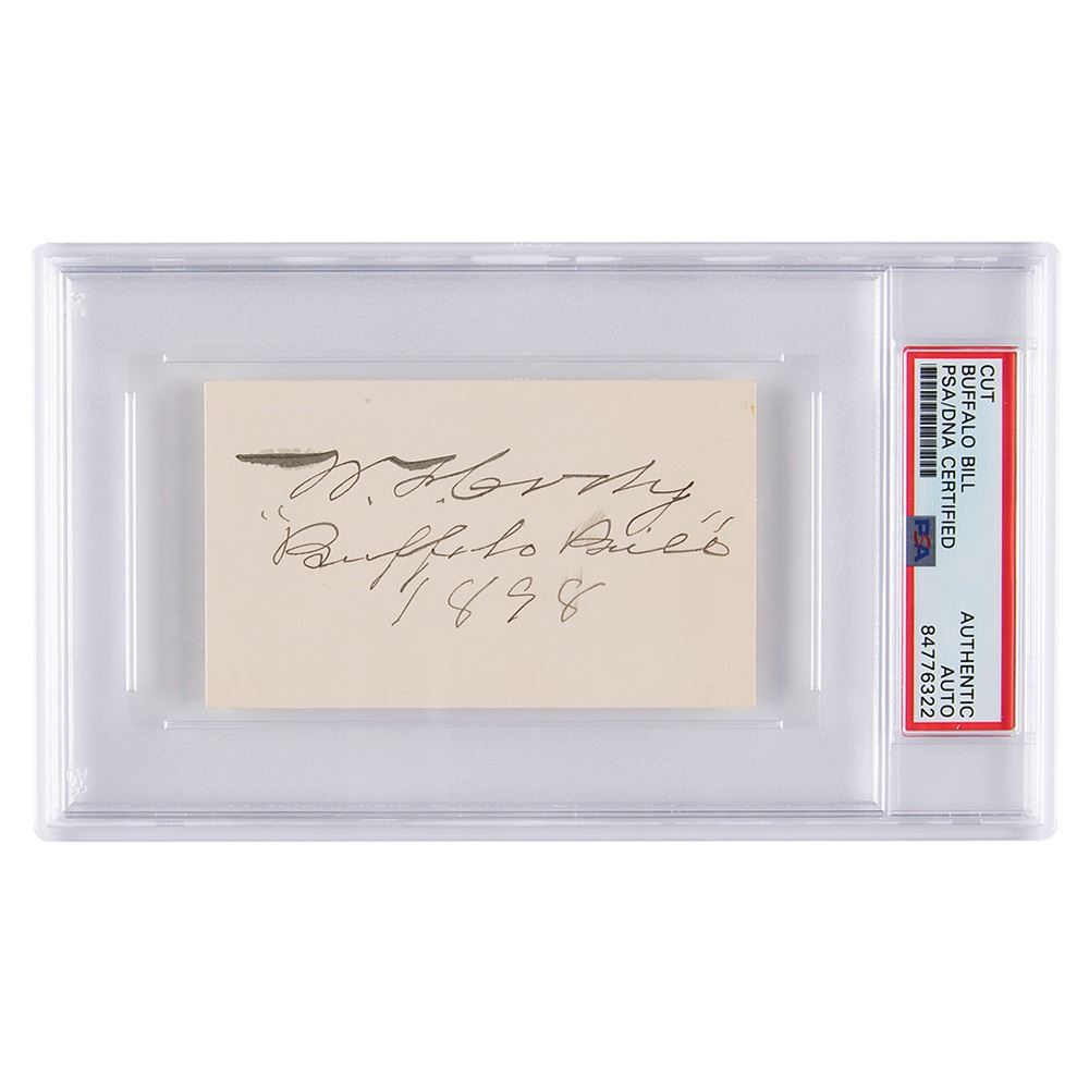 William F. 'Buffalo Bill' Cody Signature