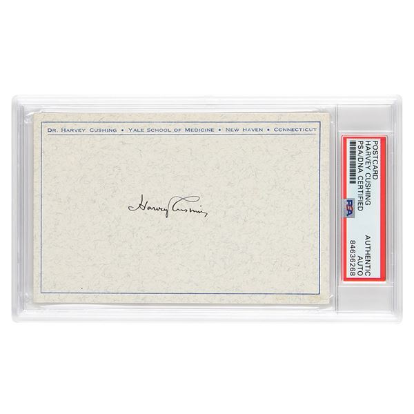Harvey Cushing Signature