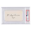 Image 1 : William Lloyd Garrison Signature - PSA GEM MT 10
