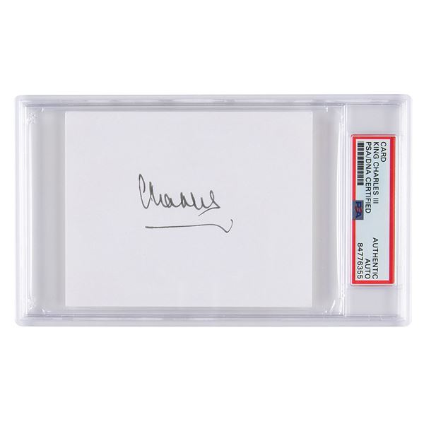 King Charles III Signature