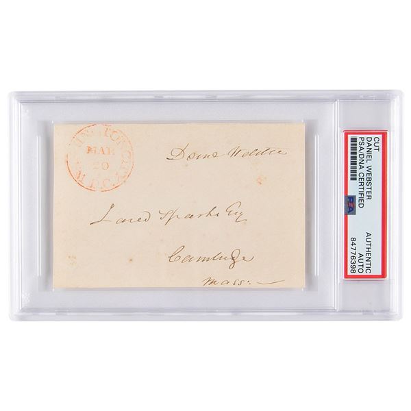 Daniel Webster Signed Free Frank