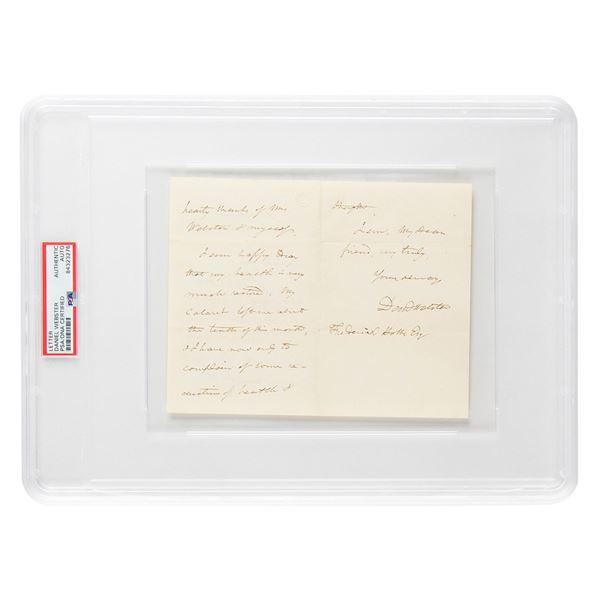 Daniel Webster Autograph Letter Signed