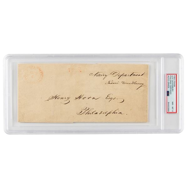 Levi Woodbury Signed Free Frank - PSA NM-MT 8