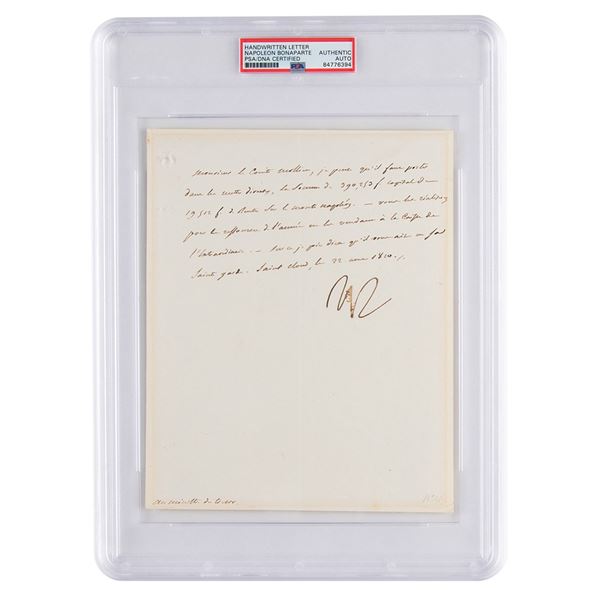 Napoleon Letter Signed