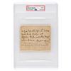 Image 1 : Horatio Nelson Autograph Note Signed in the Third Person - PSA MINT 9