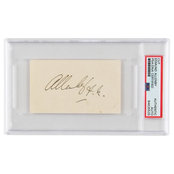 Edmund Allenby Signature