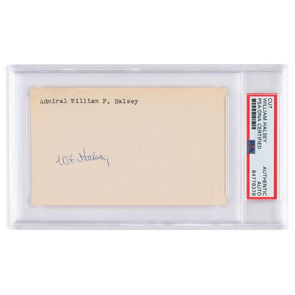 William F. Halsey Signature