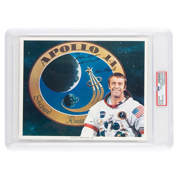 Alan Shepard Signed Photograph