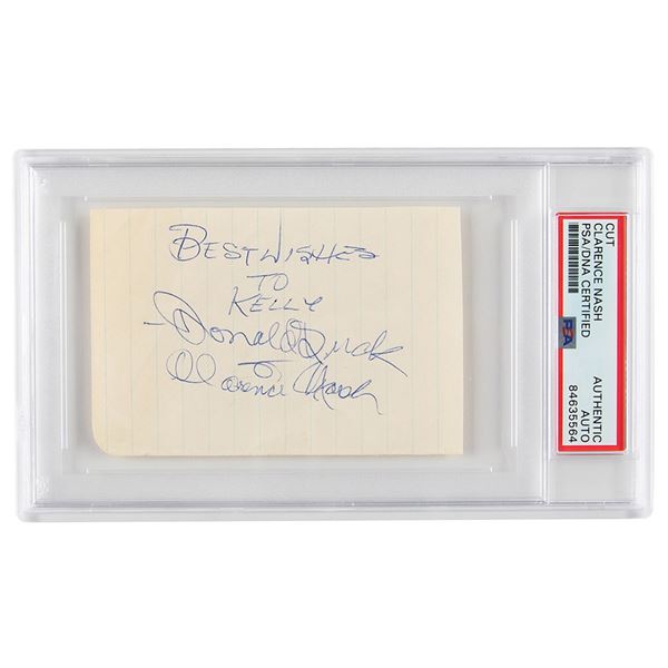 Clarence Nash Signature