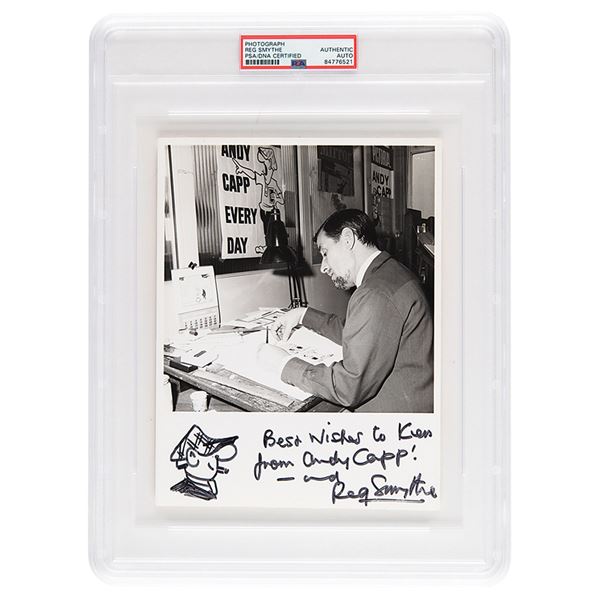 Reg Smythe Signed Photograph