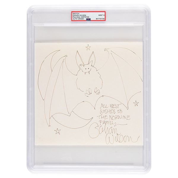 Gahan Wilson Original Sketch - PSA MINT 9