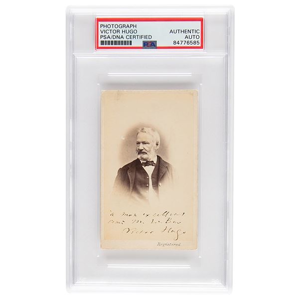 Victor Hugo Signed Photograph