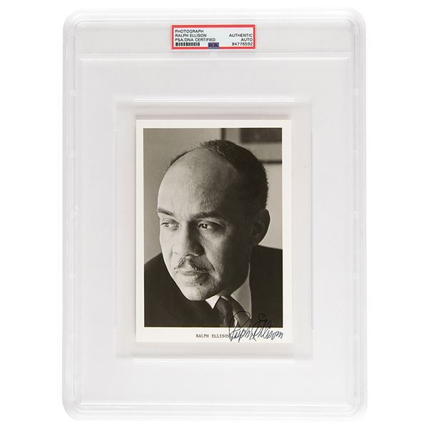 Ralph Ellison Signed Photograph