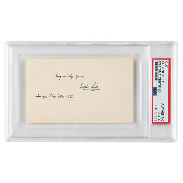 Eugene Field Signature