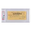 Image 1 : Zane Grey Signed Check - PSA MINT 9