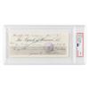 Image 1 : Jack London Signed Check - PSA MINT 9