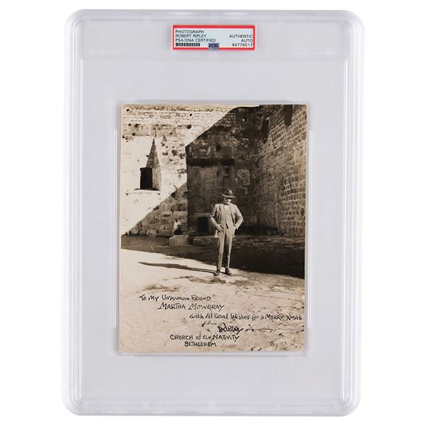 Robert Ripley Signed Photograph