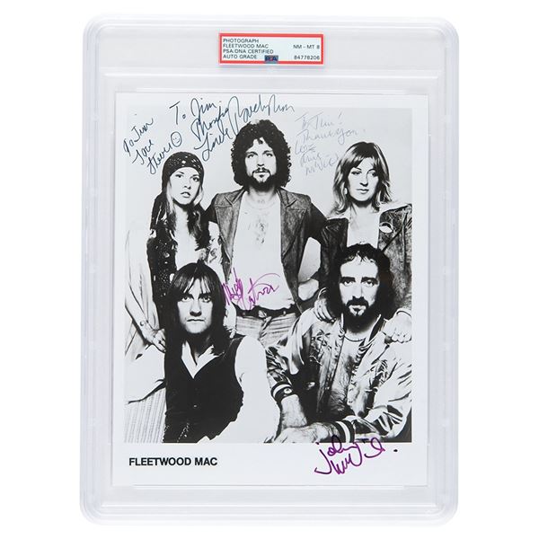 Fleetwood Mac Signed Photograph - PSA NM-MT 8