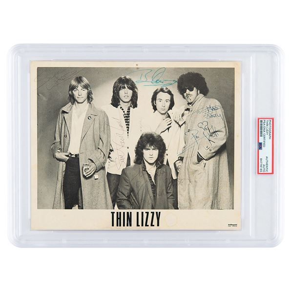 Thin Lizzy Signed Photograph