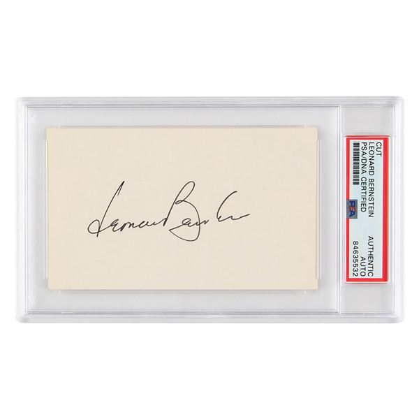 Leonard Bernstein Signature