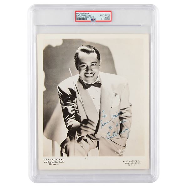 Cab Calloway Signed Photograph