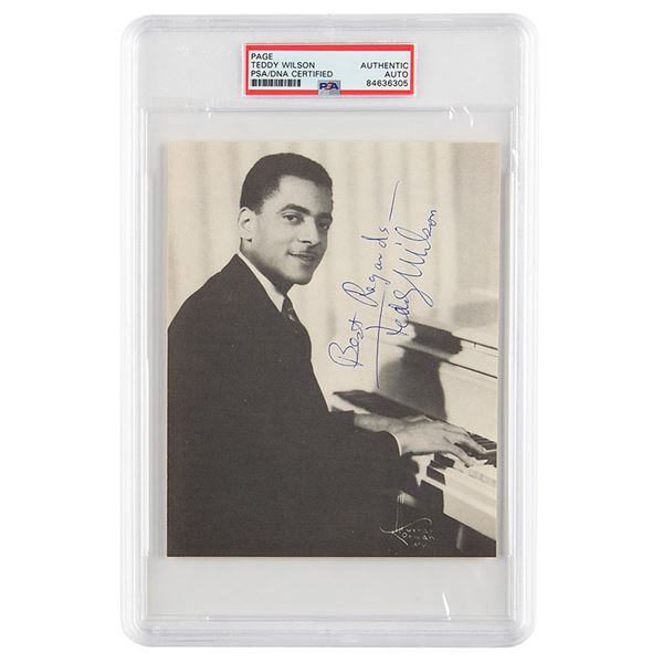 Teddy Wilson Signed Photograph
