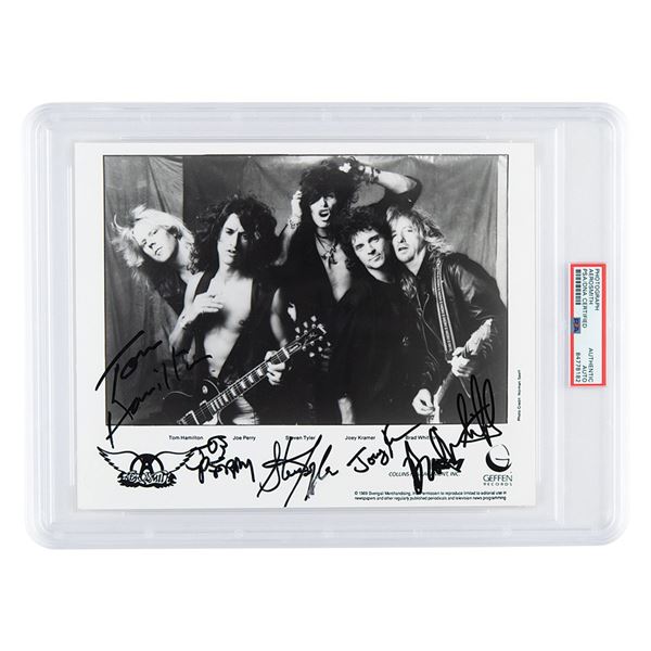 Aerosmith Signed Photograph
