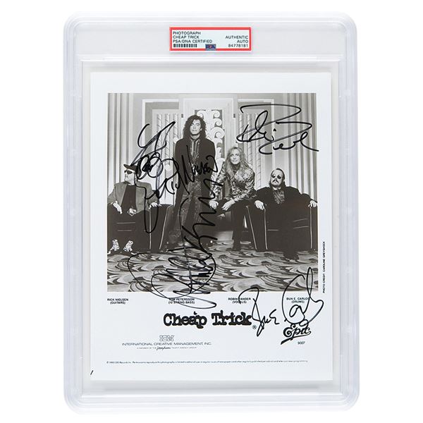 Cheap Trick Signed Photograph