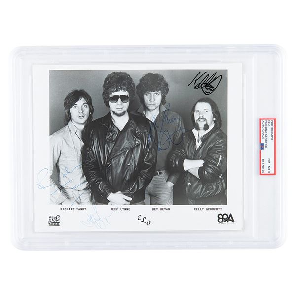 Electric Light Orchestra Signed Photograph - PSA NM-MT 8