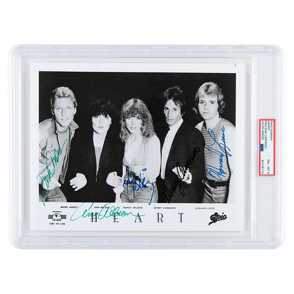 Heart Signed Photograph - PSA NM-MT 8