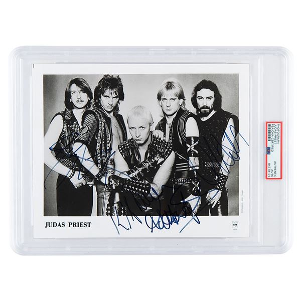 Judas Priest Signed Photograph