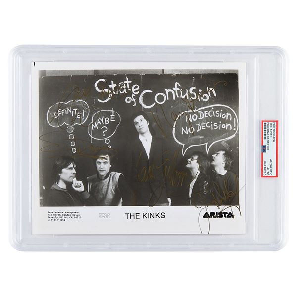 The Kinks Signed Photograph