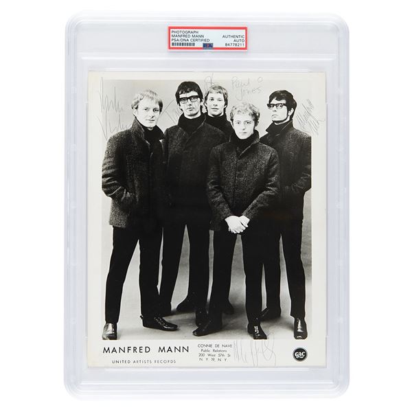 Manfred Mann Signed Photograph