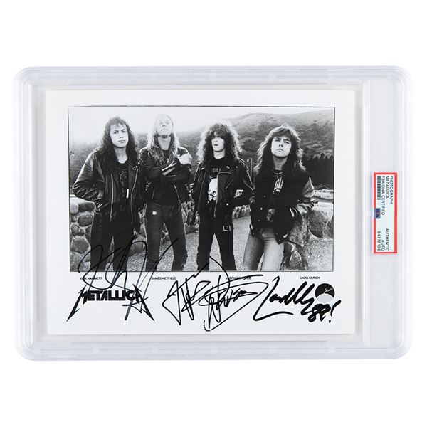 Metallica Signed Photograph