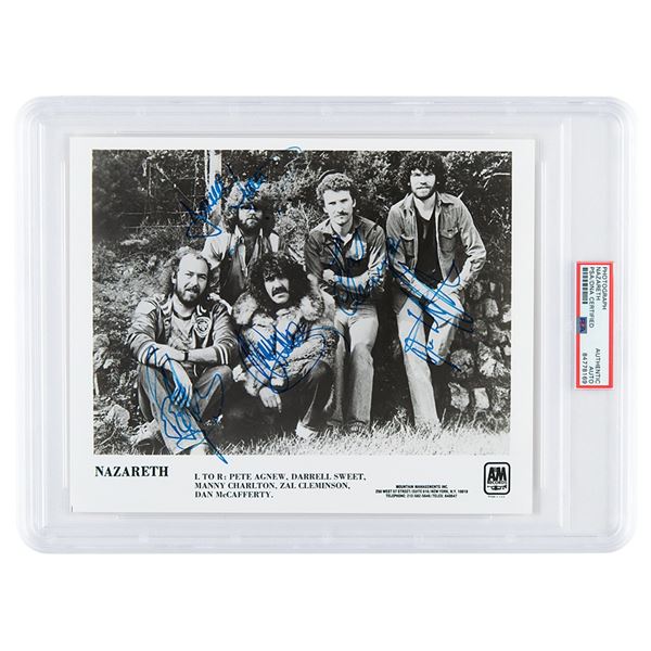 Nazareth Signed Photograph